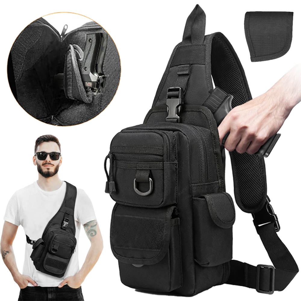 Edc Concealed Carry Sling Bag - Taktik Tabanca Çantası Gizli Taşıma Silah